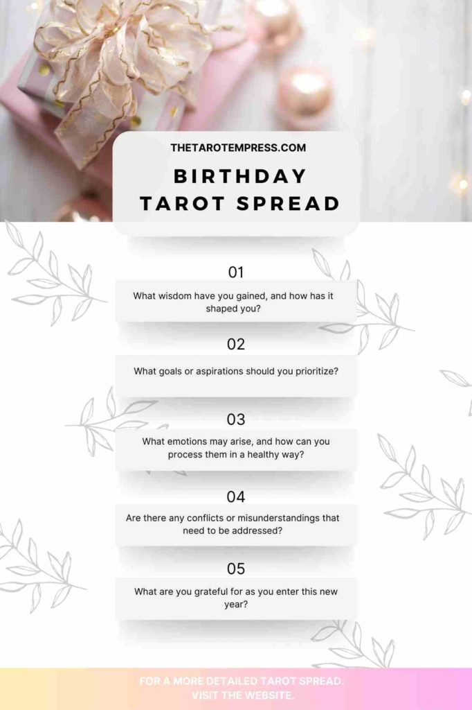 Birthday Tarot Spread