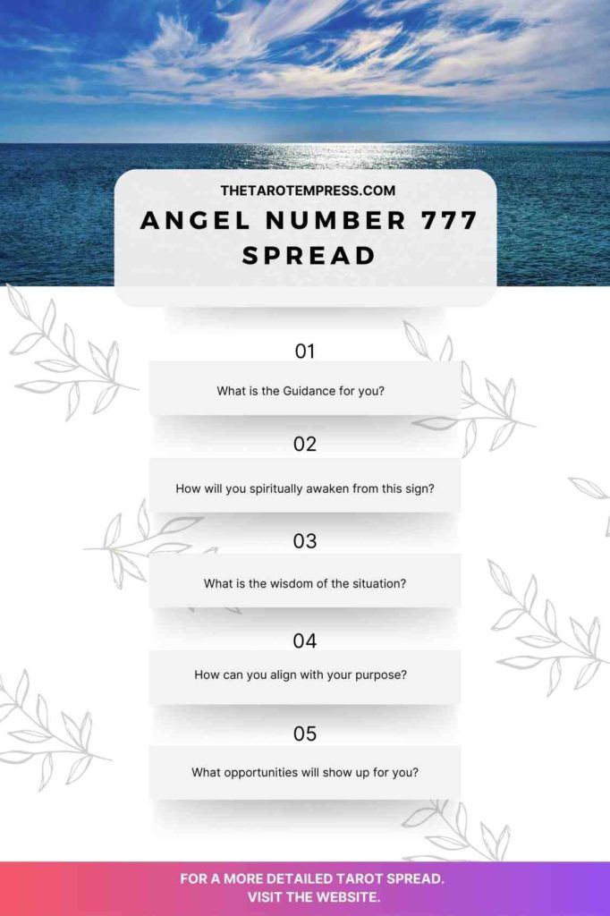 angel number 777 tarot spreads