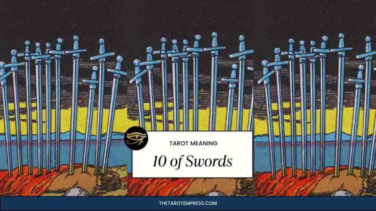 Ten of Swords tarot card meaning