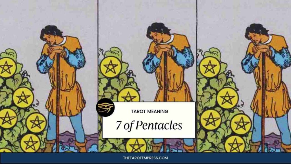 Seven of Pentacles tarot card meaning