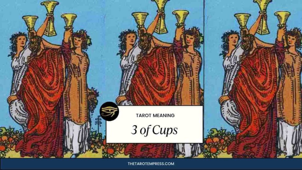 Three of Cups tarot card meaning