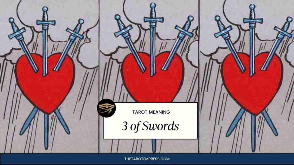 Three of Swords tarot card meaning