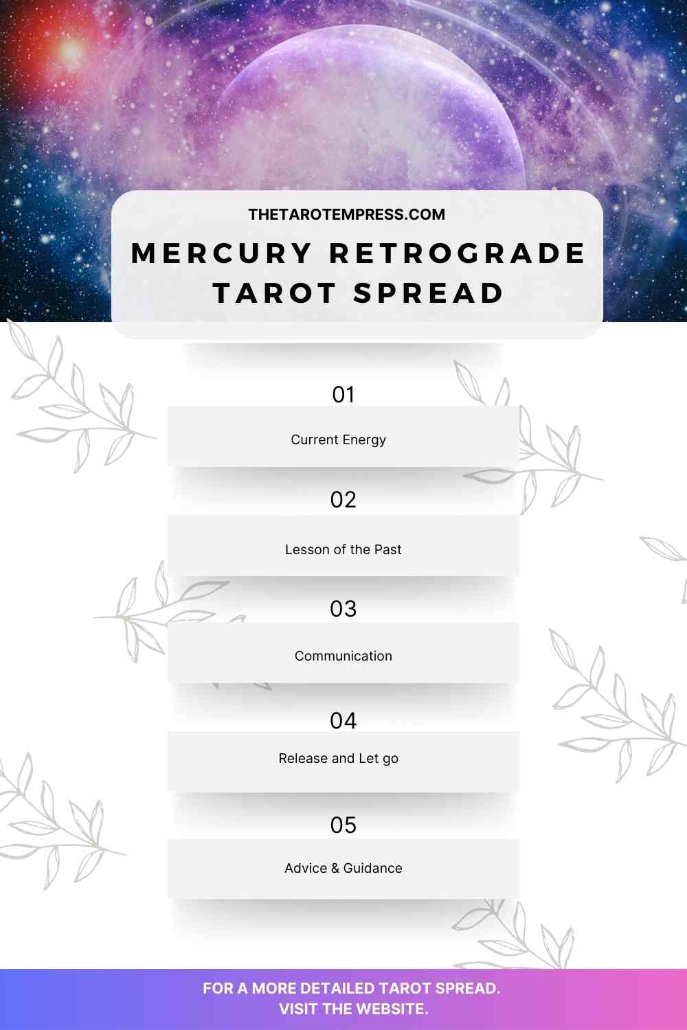 Mercury Retrograde Tarot Spread The Tarot Empress